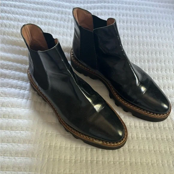 Fabio Rusconi - Black Leather Chelsea Boots - Picture 1 of 5